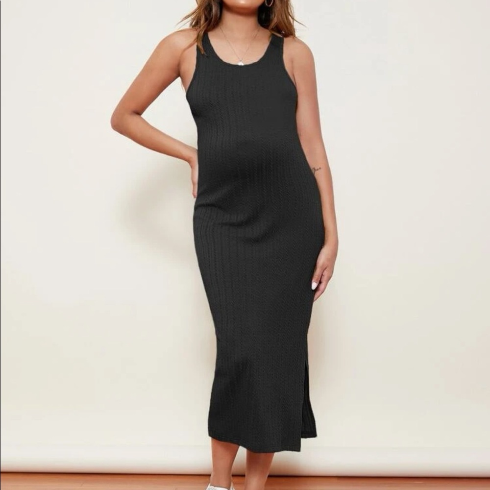 Maternity Rib Knit Dress - Picture 3 of 6